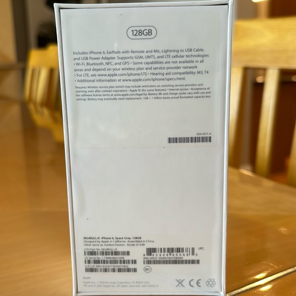 Apple Other - NWT NEW iPhone 6 Space Gray 128gb still in wrapping.
